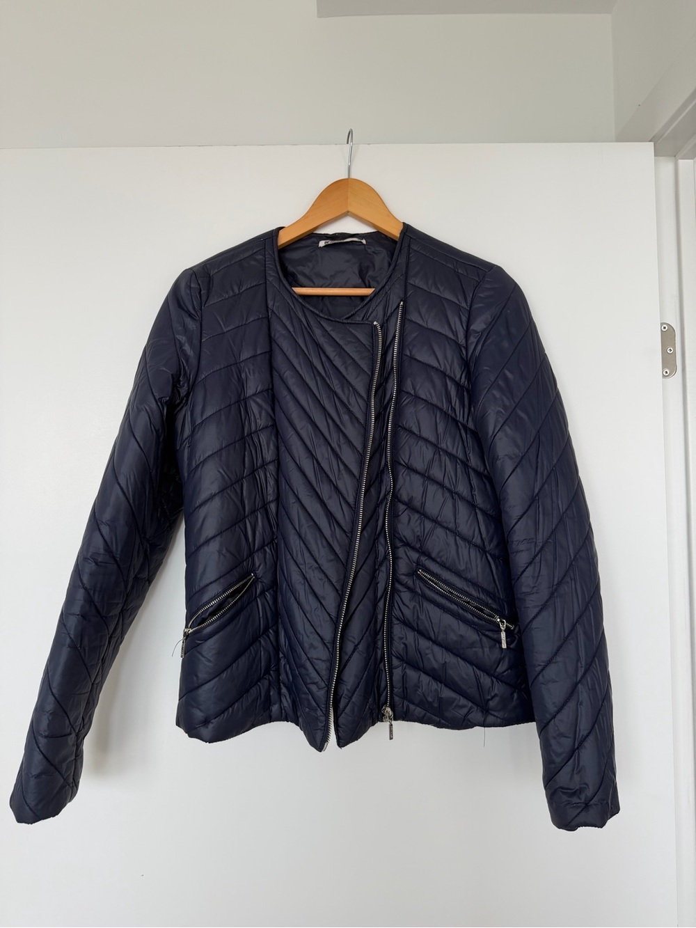 Womenβs Quilted Lightweight Jacket - Navy